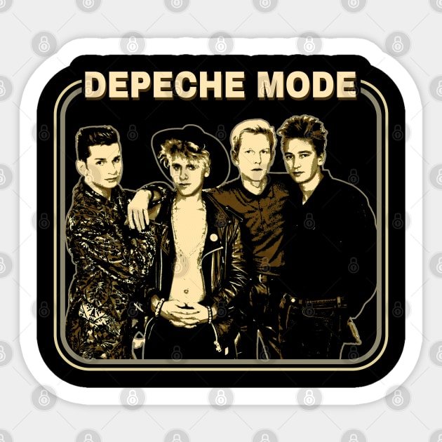 Depeche Retro Sticker by podni cheear